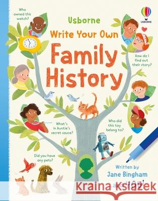 Write Your Own Family History Jane Bingham 9781835408872 Usborne Publishing Ltd