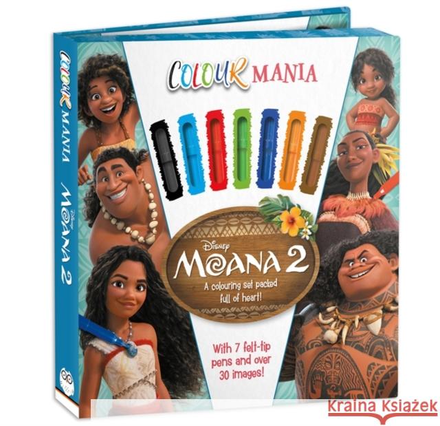 Disney Moana 2: Colourmania Walt Disney 9781835448168 Bonnier Books Ltd