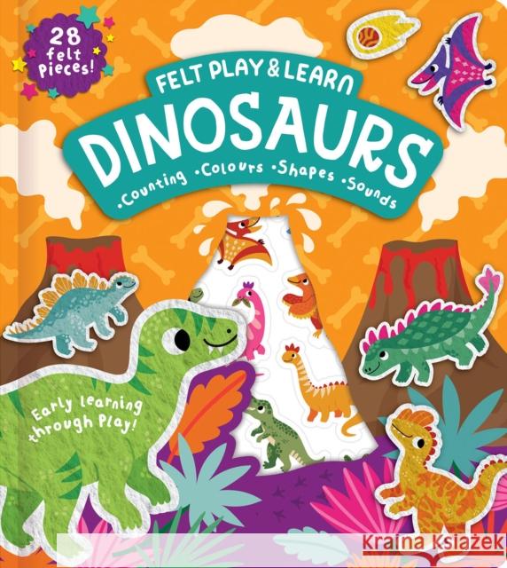 Felt Play & Learn Dinosaurs Alice Barker 9781835550212