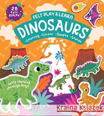 Felt Play & Learn Dinosaurs Alice Barker Ekaterina Beskova 9781835550229 Two Windmills