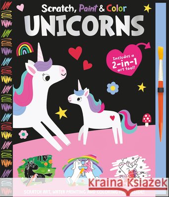 Scratch, Paint & Color Unicorns Georgie Taylor Christine Gore 9781835551417