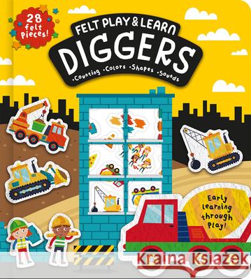 Felt Play & Learn Diggers Alice Barker Gareth Williams 9781835551714 Two Windmills