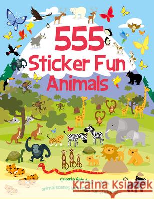 555 Sticker Fun - Animals Susan Mayes Dan Crisp 9781835553138 Two Windmills