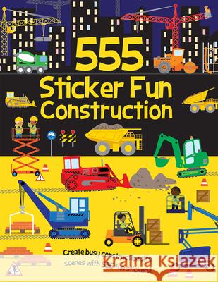 555 Sticker Fun Construction Oakley Graham Dan Crisp 9781835555743 Two Windmills