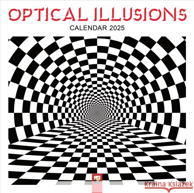 Optical Illusions Wall Calendar 2025 (Art Calendar)  9781835620175 Flame Tree Publishing