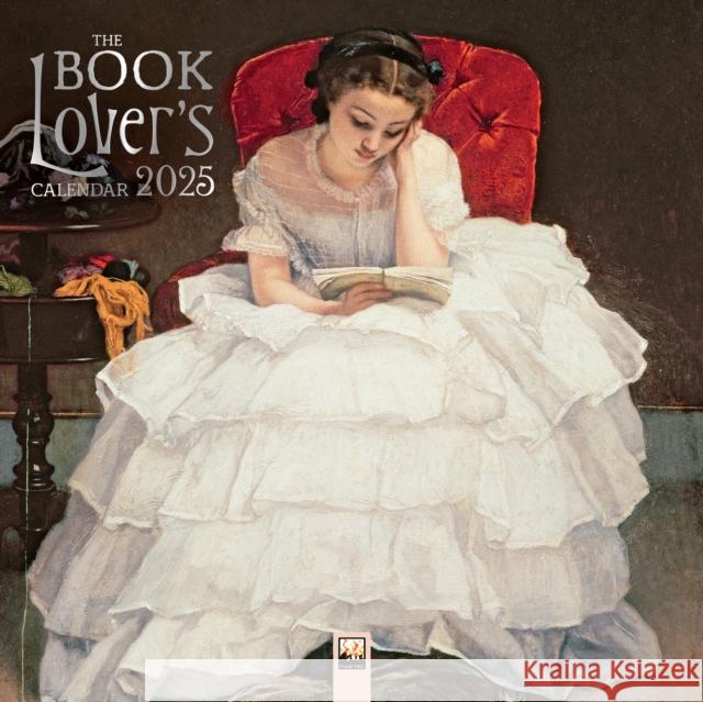 Book Lover's Wall Calendar 2025 (Art Calendar) Flame Tree Studio 9781835620182 Flame Tree Publishing