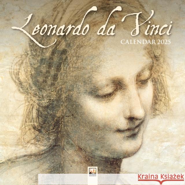 Leonardo da Vinci Wall Calendar 2025 (Art Calendar)  9781835620229 Flame Tree Publishing