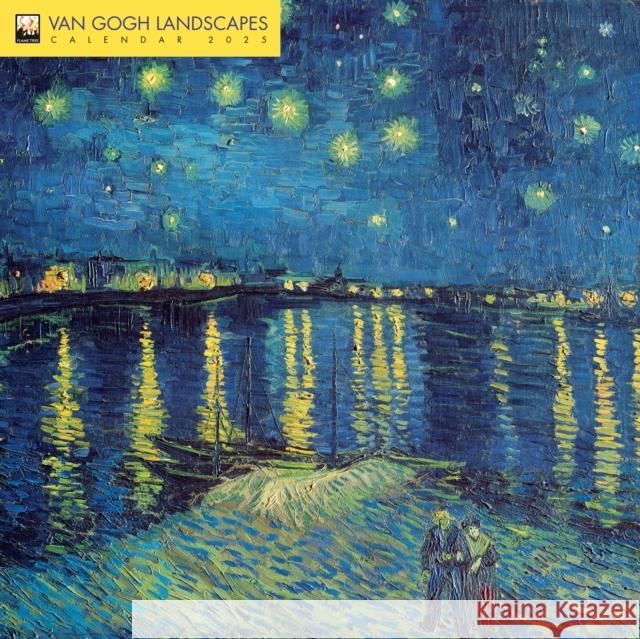 Vincent Van Gogh Landscapes Wall Calendar 2025 (Art Calendar) Flame Tree Studio 9781835620267 Flame Tree Calendars