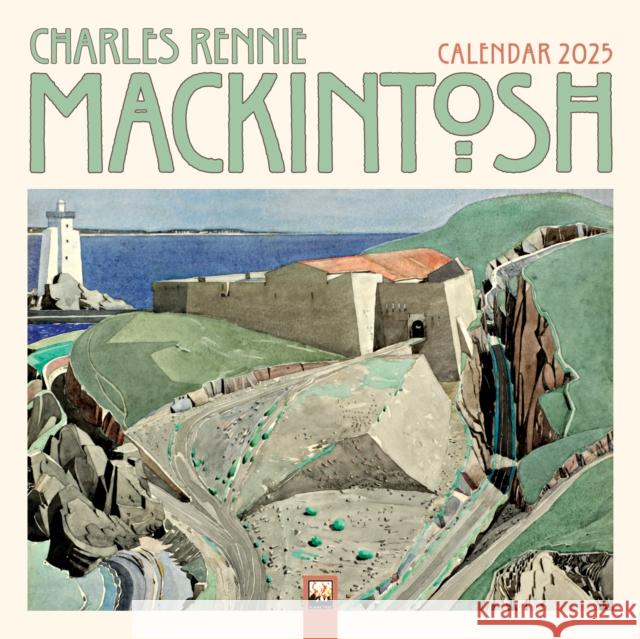 Charles Rennie Mackintosh Wall Calendar 2025 (Art Calendar)  9781835620274 Flame Tree Publishing