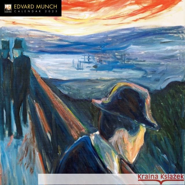 Edvard Munch Wall Calendar 2025 (Art Calendar)  9781835620366 Flame Tree Publishing