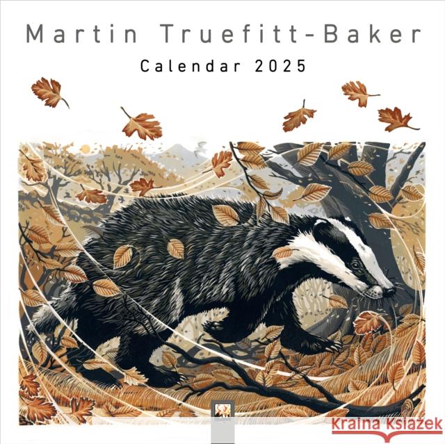 Martin Truefitt-Baker Wall Calendar 2025 (Art Calendar) Flame Tree Studio 9781835620519 Flame Tree Publishing