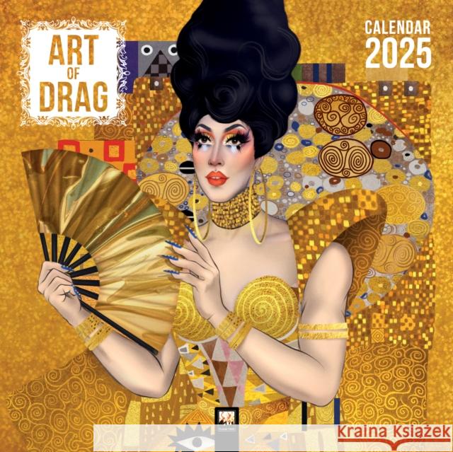 Art of Drag Wall Calendar 2025 (Art Calendar) Flame Tree Studio 9781835620533 Flame Tree Publishing