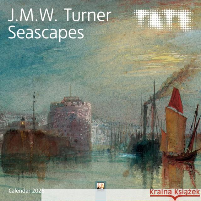 Tate: J.M.W. Turner Seascapes Wall Calendar 2025 (Art Calendar) Flame Tree Studio 9781835620564 Flame Tree Publishing