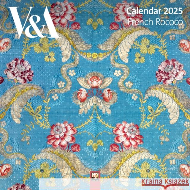 V&A: French Rococo Wall Calendar 2025 (Art Calendar)  9781835620601 Flame Tree Publishing