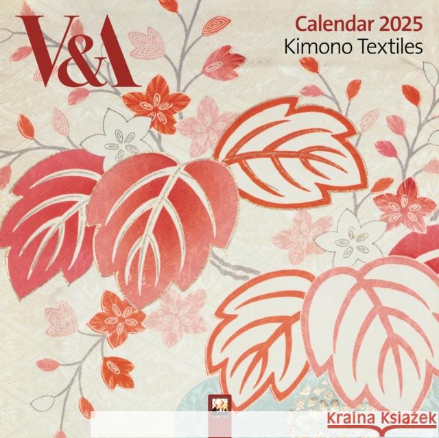 V&a: Kimono Textiles Wall Calendar 2025 (Art Calendar) Flame Tree Studio 9781835620618 Flame Tree Calendars