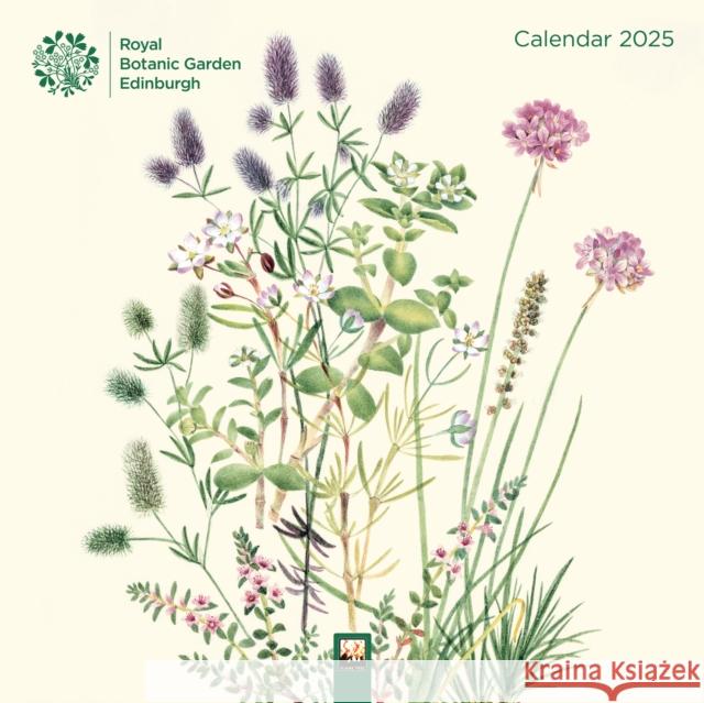 Royal Botanic Garden Edinburgh Wall Calendar 2025 (Art Calendar) Flame Tree Studio 9781835620755 Flame Tree Publishing