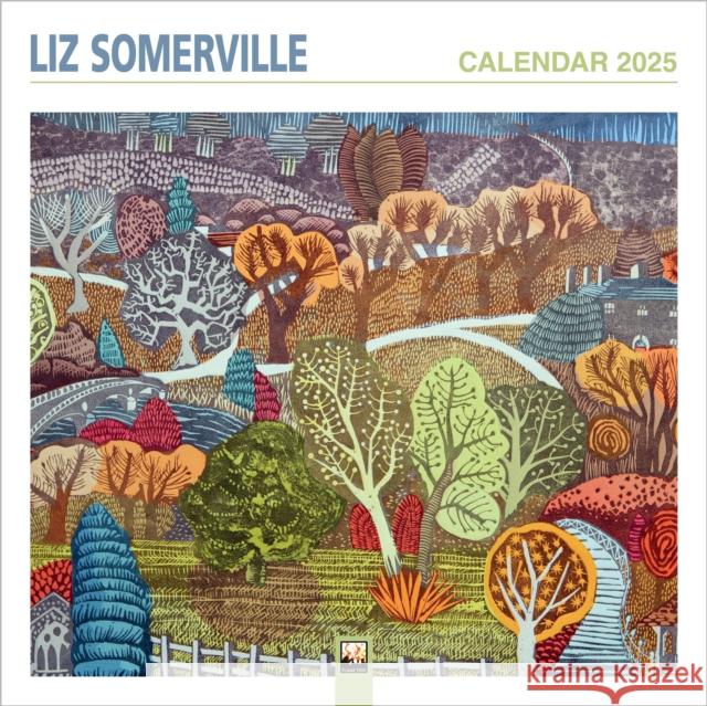 Liz Somerville Wall Calendar 2025 (Art Calendar)  9781835620892 Flame Tree Publishing