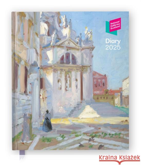 National Galleries Scotland 2025 Desk Diary Planner - Week to View, Illustrated throughout  9781835621356 Flame Tree Publishing