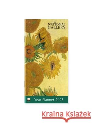 National Gallery: Van Gogh, Sunflowers 2025 Year Planner - Month to View Flame Tree Studio 9781835621615 Flame Tree Publishing