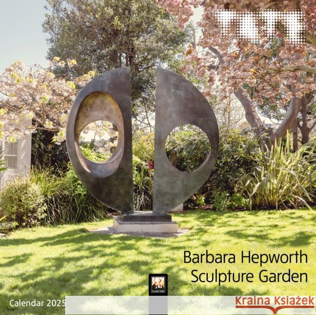 Tate: Barbara Hepworth Sculpture Garden Mini Wall Calendar 2025 (Art Calendar)  9781835621677 Flame Tree Publishing