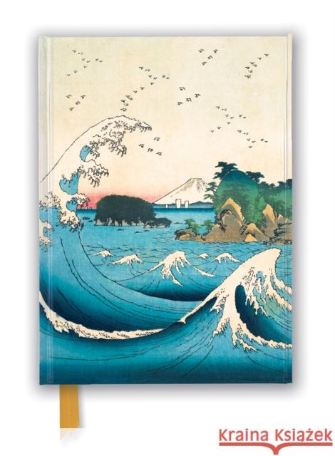 Hiroshige II: The Seven-Mile Beach in Sagami Province (Foiled Journal) Flame Tree Studio 9781835622063 Flame Tree Gift