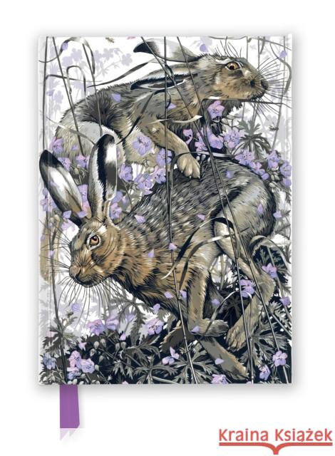 Martin Truefitt-Baker: Hares in Meadow Cranesbill (Foiled Journal)  9781835622308 Flame Tree Publishing