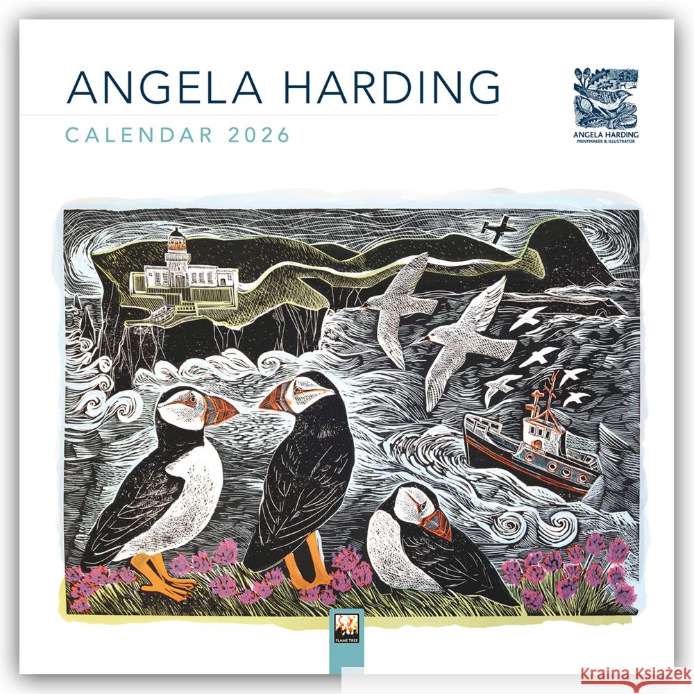Angela Harding Wall Calendar 2026 (Art Calendar) Flame Tree Studio 9781835623640 Flame Tree Publishing
