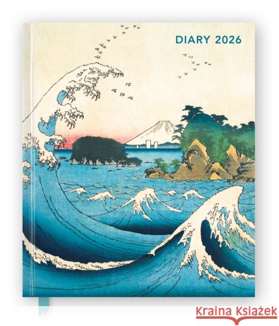 Japanese Woodblocks 2026 Desk Diary Planner - Week to View, Illustrated Throughout Flame Tree Studio 9781835624531