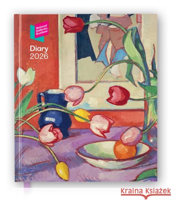 National Galleries Scotland 2026 Desk Diary Planner - Week to View, Illustrated throughout Flame Tree Studio 9781835624593