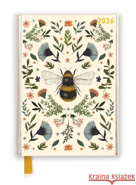 Jade Mosinski: Botanical Bee 2026 Luxury Diary Planner - Page to View with Notes Flame Tree Studio 9781835624630