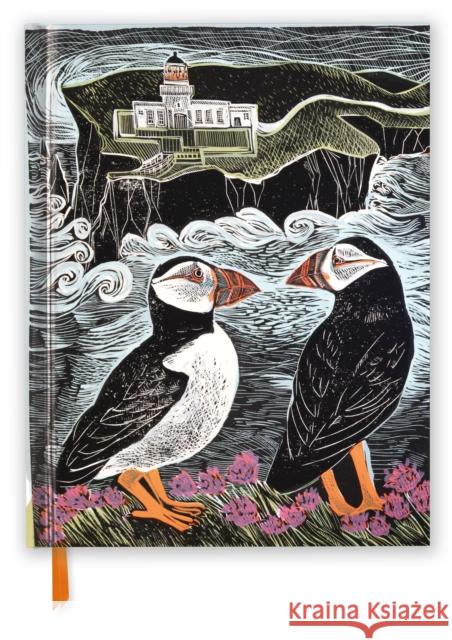 Angela Harding: Fair Isle Puffins (Blank Sketch Book) Flame Tree Studio 9781835626047 Flame Tree Gift