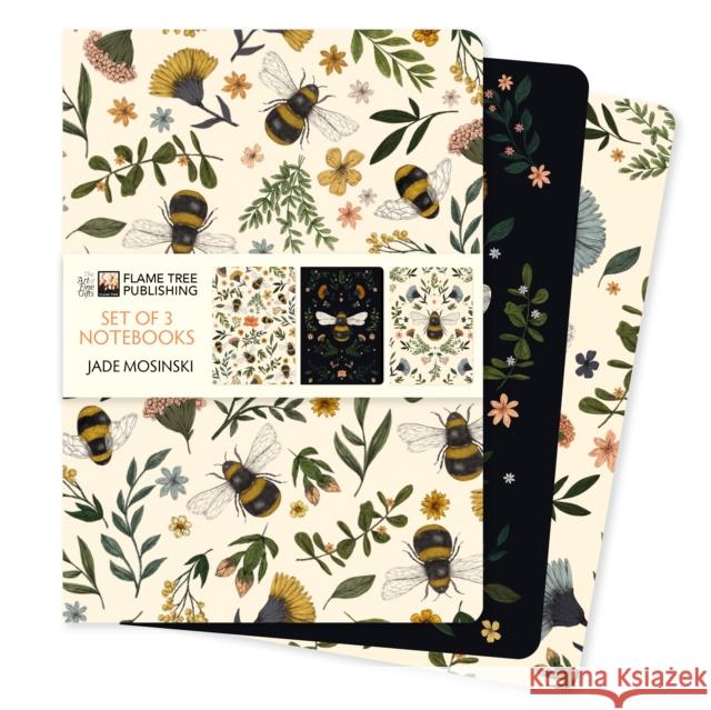 Jade Mosinski Set of 3 Standard Notebooks Flame Tree Studio 9781835626191 Flame Tree Gift