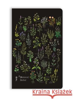 Anna Stead: Medieval Herbal (Soft Touch Journal) Flame Tree Studio 9781835627310 Flame Tree Gift