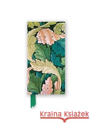 William Morris: Acanthus (Foiled Slimline Journal) Flame Tree Studio 9781835627648 Flame Tree Gift
