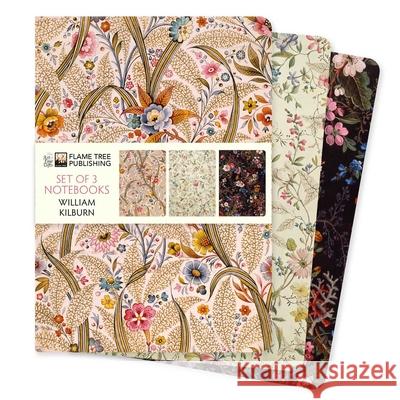 William Kilburn Set of 3 Standard Notebooks Flame Tree Studio 9781835628607 Flame Tree Gift