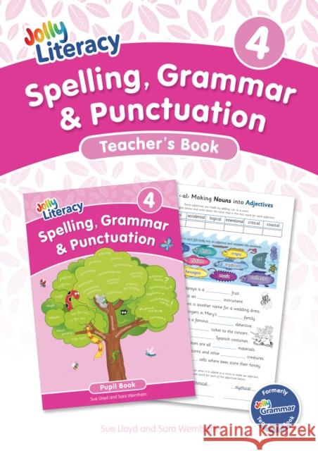 Spelling, Grammar & Punctuation Teacher’s Book 4: In Precursive Letters (British English edition) Sara Wernham 9781835822104
