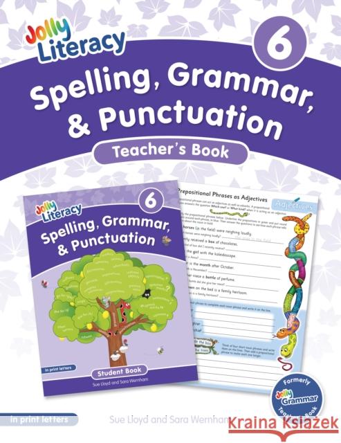Spelling, Grammar, & Punctuation Teacher's Book 6: In Print Letters (American English Edition) Sara Wernham 9781835822241