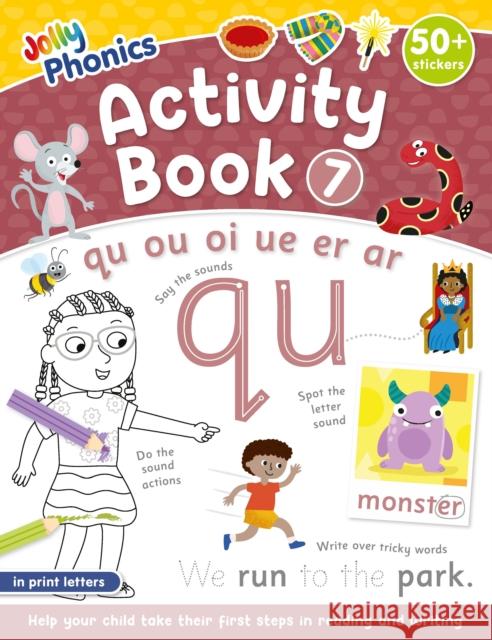 Jolly Phonics Activity Book 7: In Print Letters (American English Edition) Sue Lloyd 9781835823798