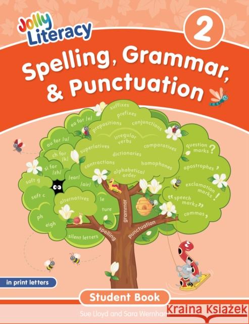 Spelling, Grammar, & Punctuation Student Book 2: In Print Letters (American English edition) Sara Wernham 9781835823927