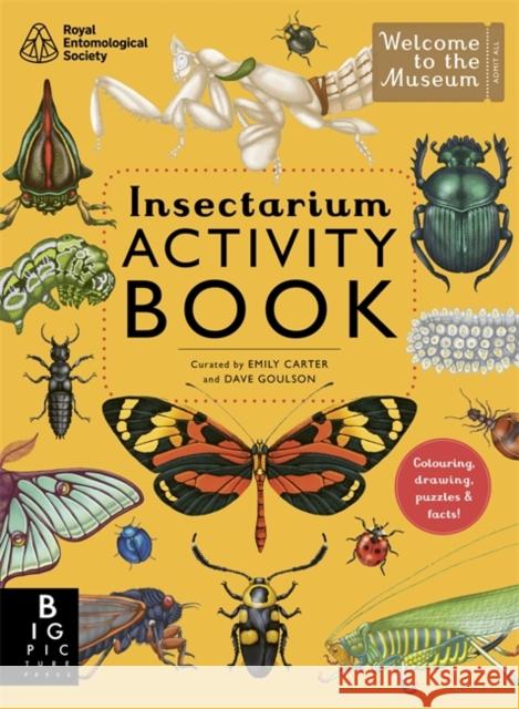 Insectarium Activity Book Goulson, Dave 9781835873328 Bonnier Books UK