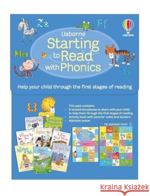 Starting to Read with Phonics Usborne 9781836040521