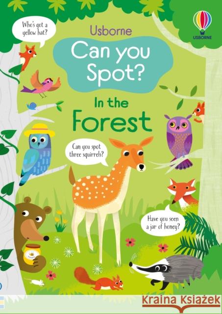 Can you Spot? In the Forest Kirsteen Robson 9781836041313 Usborne Publishing Ltd