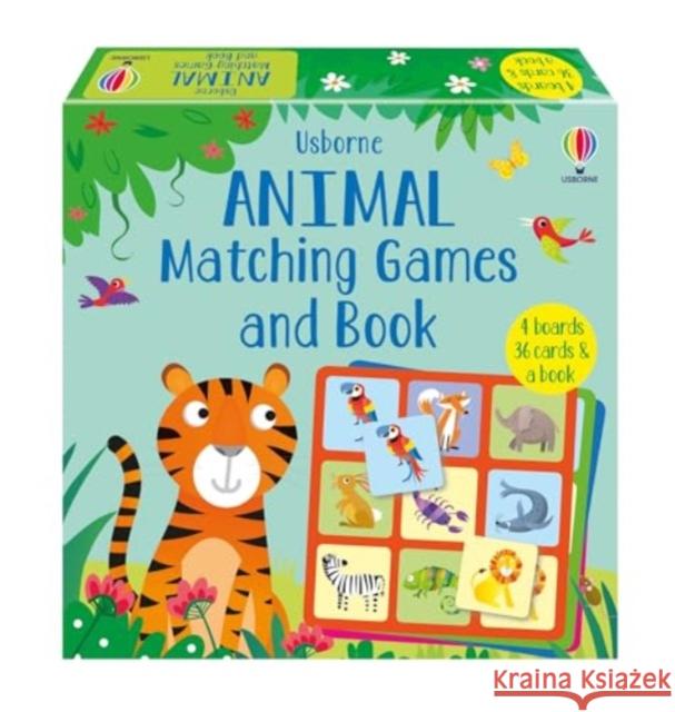 Animal Matching Games and Book Kate Nolan 9781836041429