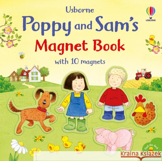 Poppy and Sam Magnet Book Sam Taplin 9781836045403 Usborne Publishing Ltd