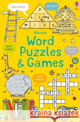 Word Puzzles and Games Phillip Clarke Pope Twins 9781836050407 Usborne Books
