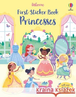 First Sticker Book Princesses Caroline Young Addy Rivera Sonda 9781836050582 Usborne Books