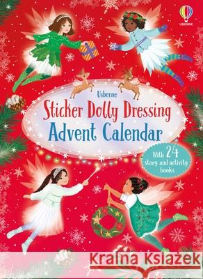 Sticker Dolly Dressing Advent Calendar Fiona Watt Zanna Davidson Antonia Miller 9781836051923 Usborne Books