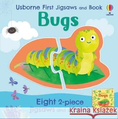 Usborne First Jigsaws and Book: Bugs Matthew Oldham Elisa Ferro 9781836052487 Usborne Books