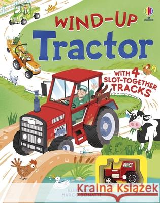 Wind-Up Tractor Sarah Hull Marco Bonatti 9781836053729 Usborne Books