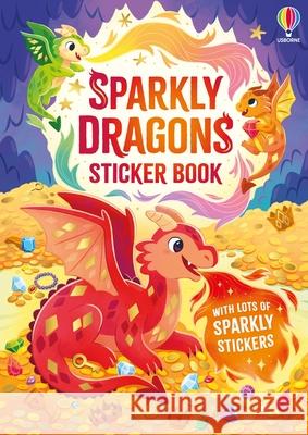 Sparkly Dragons Sticker Book Alice Beecham 9781836054702 Usborne Books
